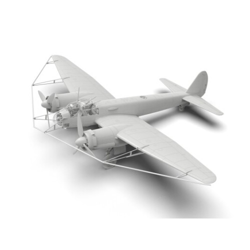 Збірна модель літака Збірна модель 1:48 Винищувач Ju-88A-8 Параван ICM 48230 1:48