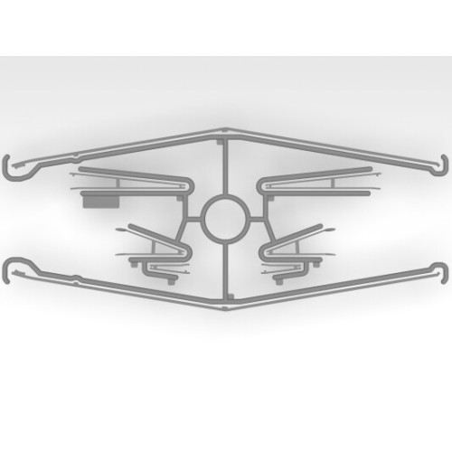 Збірна модель літака Збірна модель 1:48 Винищувач Ju-88A-8 Параван ICM 48230 1:48