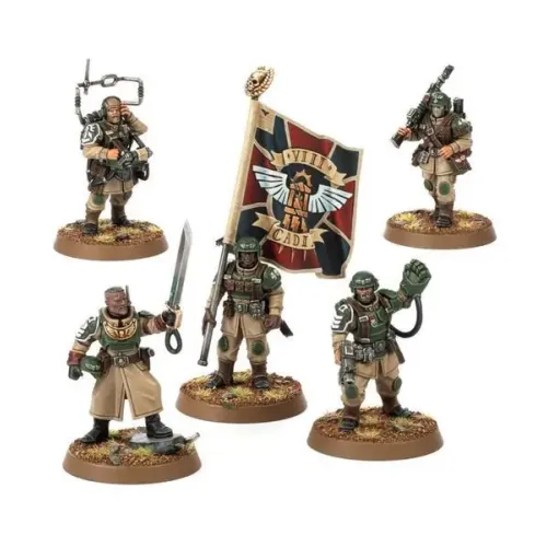 Набор миниатюр ASTRA MILITARUM - CADIAN COMMAND SQUAD
