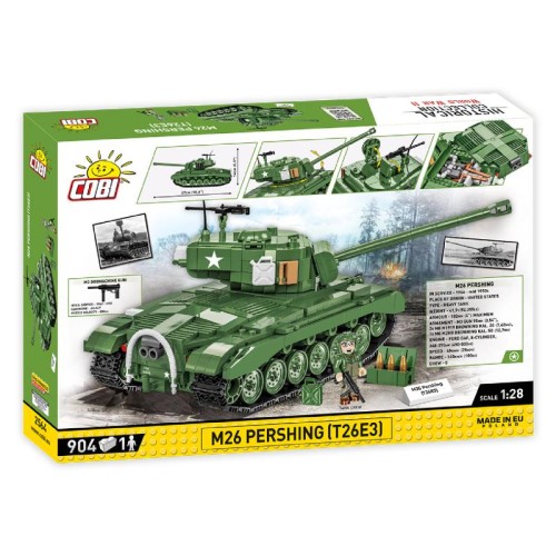 Конструктор COBI Танк M26 ПершІнг 1:28, 904 деталі