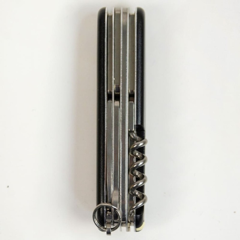 Складаний ніж Victorinox HUNTSMAN MAT чорний матовий лак 1.3713.3.M0007p