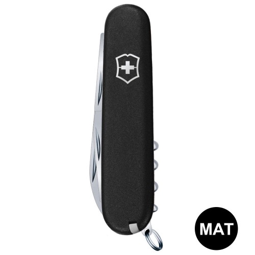 Складаний ніж Victorinox HUNTSMAN MAT чорний матовий лак 1.3713.3.M0007p