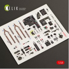 Bristol Beaufort Mk.1 type 2 3D декаль інтер'єр для комплекту ICM 1:48 КЕЛІК K48045
