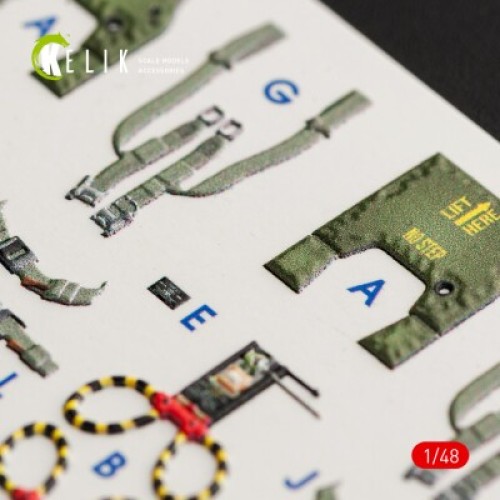 F-4G 3D декаль интерьер для комплекта Meng 1:48 КЕЛИК K48056