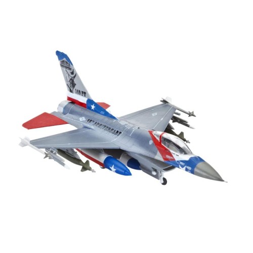 Збірна модель літака Збірна модель-копія Revell Винищувач F-16C Fighting Falcon рівень 4 масштаб 1:144 1:144