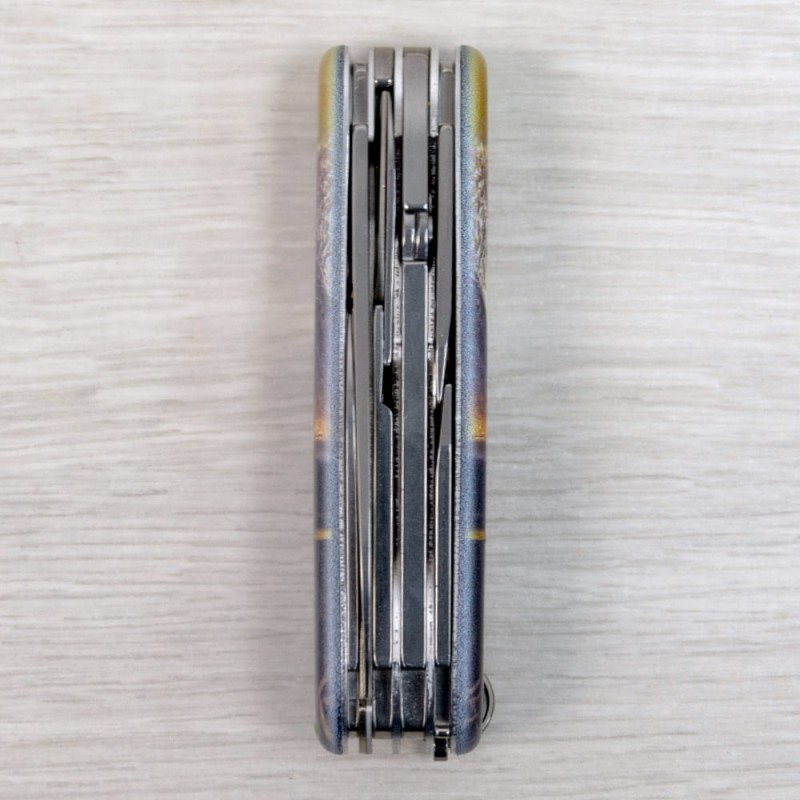 Складаний ніж Victorinox DELUXE TINKER ANIMAL Єнот 1.4723.3.F1120pw
