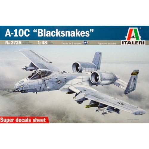 Збірна модель літака Збірна модель 1:48 Літак A-10C Blacksnakes Italeri 2725 1:48