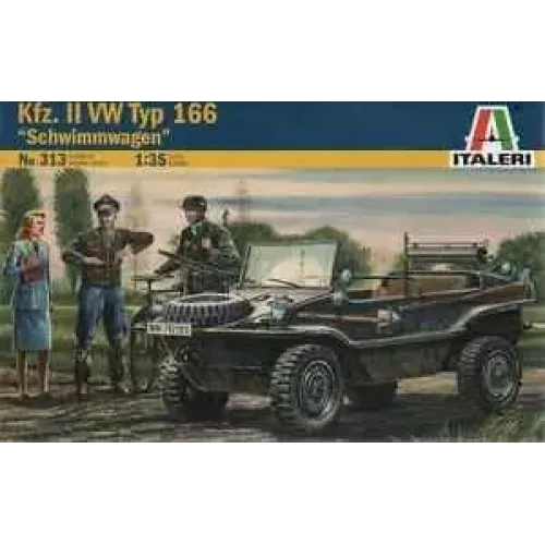 Немецкий плавающий автомобиль Schwimmwagen 1:35