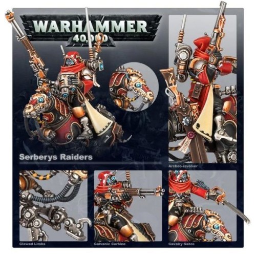 Набор миниатюр WARHAMMER 40000: ADEPTUS MECHANICUS - SERBERYS RAIDERS