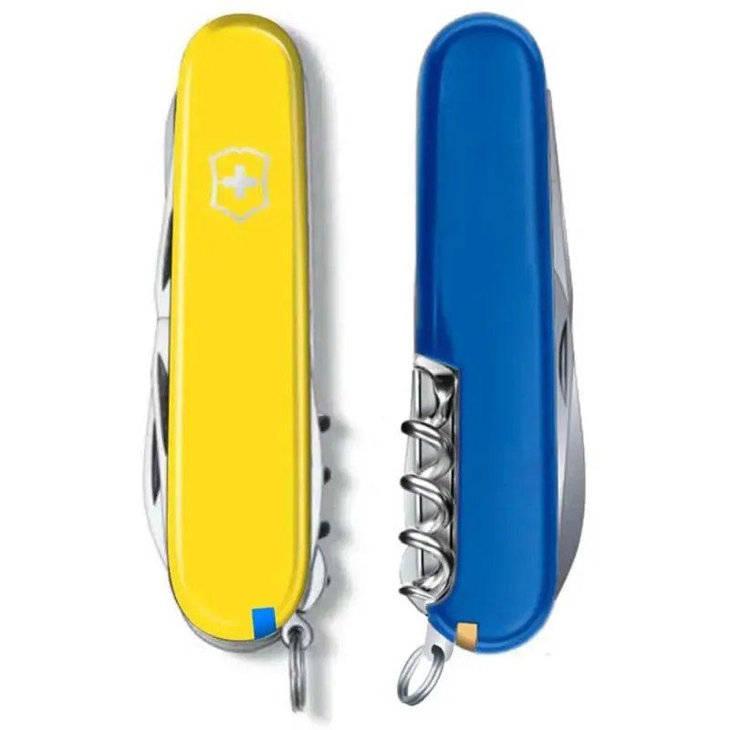 Швейцарский складной нож Victorinox CLIMBER UKRAINE 1.3703.8.2