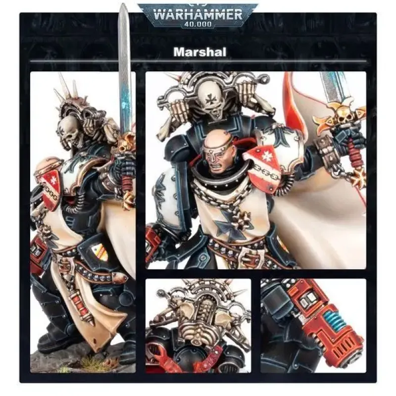 Мініатюра WARHAMMER 40000: BLACK TEMPLARS - MARSHAL