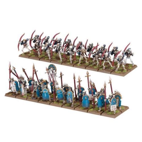 Набор миниатюр THE OLD WORLD: TOMB KINGS OF KHEMRI - SKELETON WARRIORS