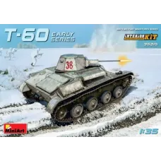 Збірна модель 1:35 Радянський легкий танк T-60 ранніх серій з інтер'єром MiniArt 35215