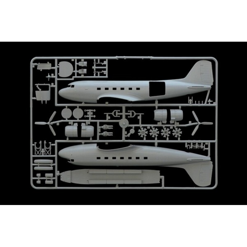 Сборная модель самолета Сборная модель 1:72 Самолет C - 47 SKYTRAIN Италери 0127 1:72