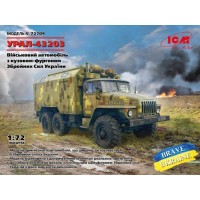 Збірна модель 1:72 Військовий автомобіль ЗСУ УРАЛ-43203 ICM 72709