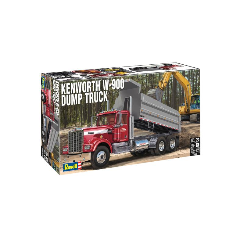 Збірна модель Збірна модель-копія Revell Самоскид Kenworth W-900, рів 5, м: 1:25