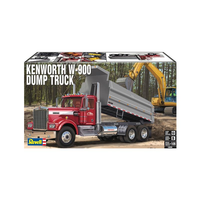 Збірна модель Збірна модель-копія Revell Самоскид Kenworth W-900, рів 5, м: 1:25
