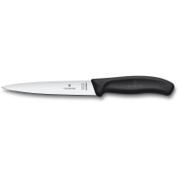 Філейний ніж Victorinox SWISS CLASSIC Filleting Flexible 16см чорн 6.8713.16B