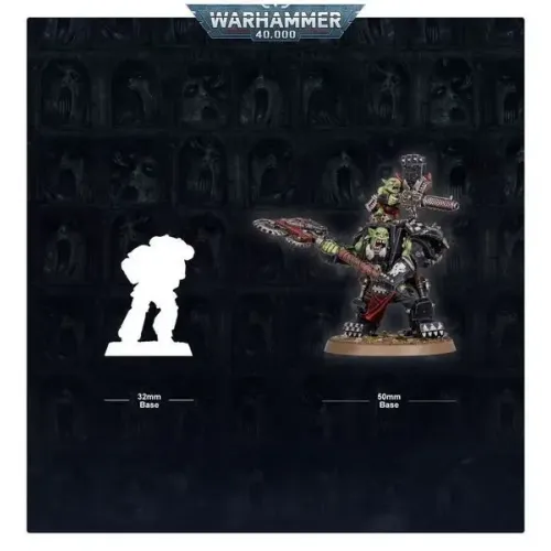 Мініатюра WARHAMMER 40000: ORKS - WARBOSS IN MEGA ARMOUR