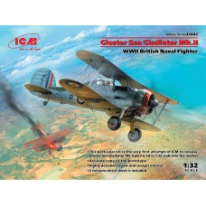  1:32 Британський винищувач Gloster Sea Gladiator Mk.II ICM 32042
