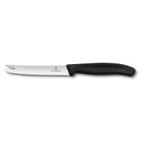 Ніж для сиру і ковбаси Victorinox SWISS CLASSIC 11см хвил чорн 6.7863