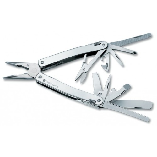 Мультитул Victorinox SWISSTOOL SPIRIT XC 3.0227.L + коричневый кожаный чехол