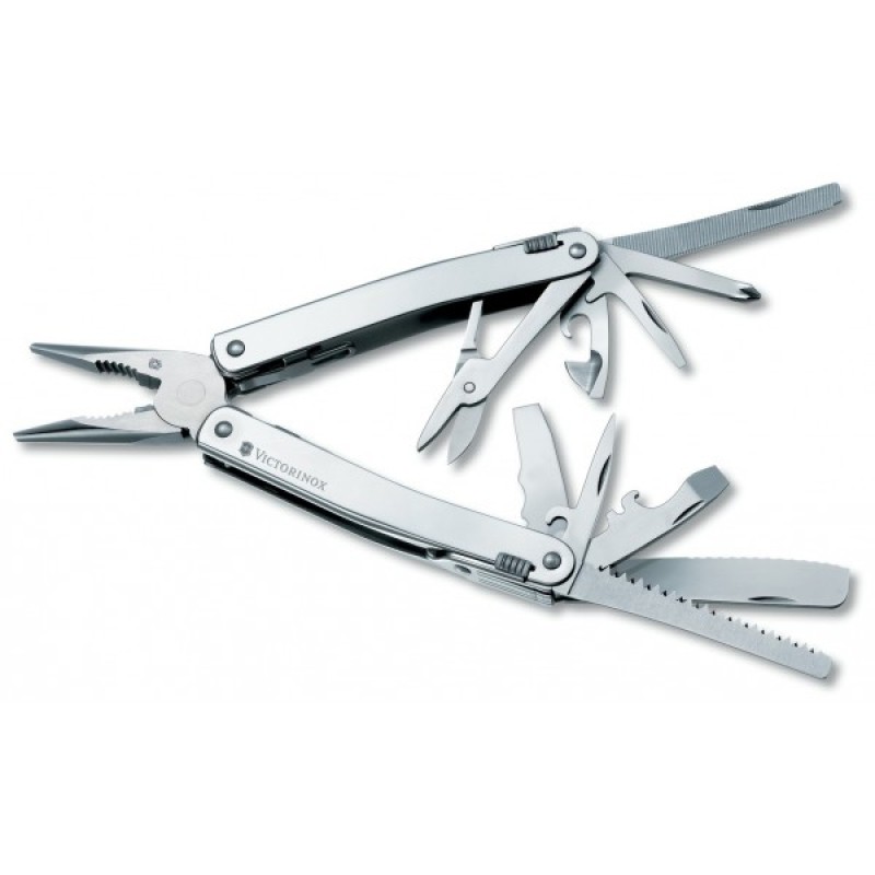Мультитул Victorinox SWISSTOOL SPIRIT XC 3.0227.L + коричневый кожаный чехол