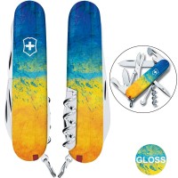 Швейцарский складной нож Victorinox CLIMBER UKRAINE 1.3703.7.T3100p