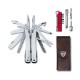 Мультитул Victorinox SWISSTOOL SPIRIT PLUS II 3.0239.L + коричневый кожаный чехол