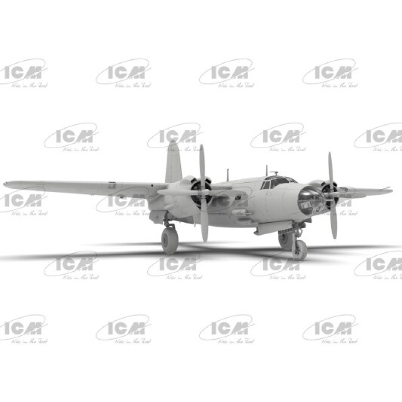 Сборная модель самолета Сборная модель 1:48 Американський:французький бомбардувальник B-26G Marauder ICM 48323 1:48