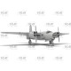 Сборная модель самолета Сборная модель 1:48 Американський:французький бомбардувальник B-26G Marauder ICM 48323 1:48