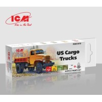 Набор акриловых красок для грузовиков США ICM3019