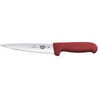 Обробний ніж для м'яса Victorinox FIBROX 16см червон 5.5601.16