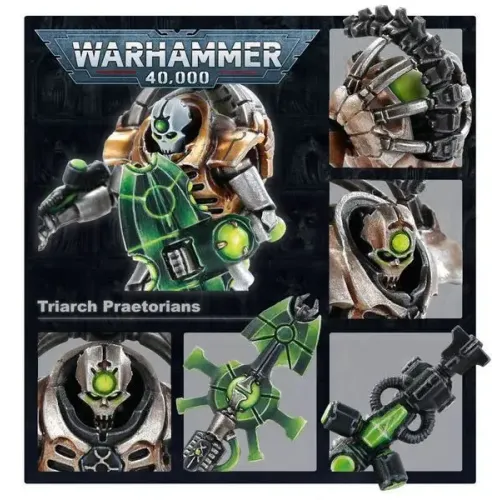 Набор миниатюр WARHAMMER 40000: NECRONS - TRIARCH PRAETORIANS