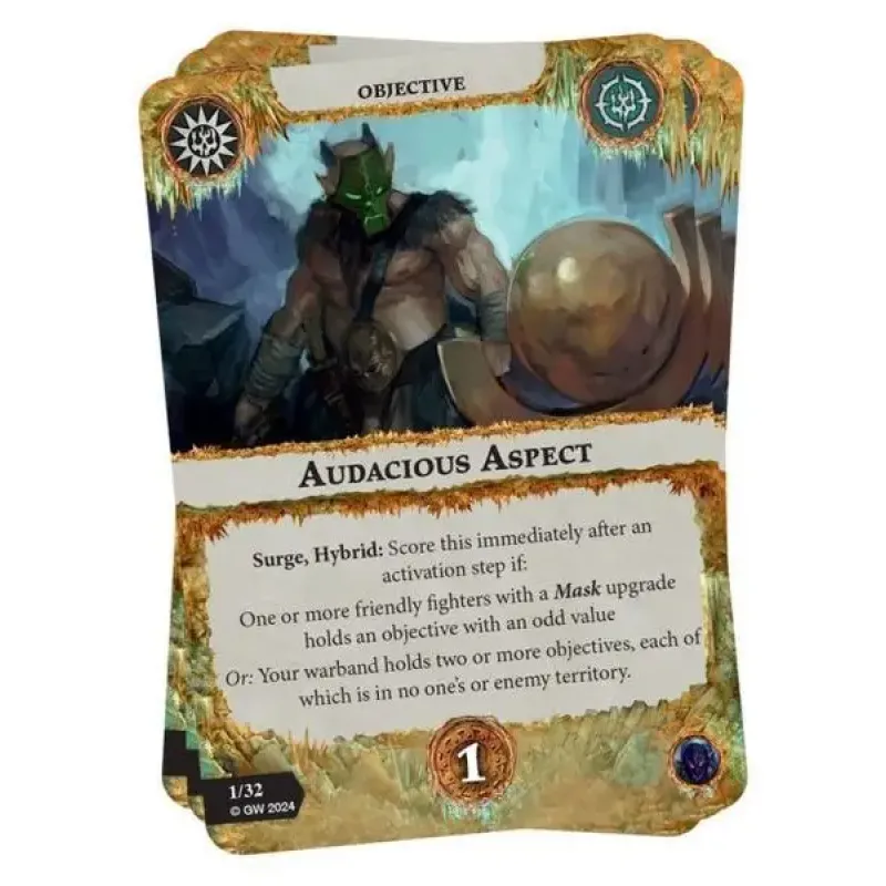 Карты WARHAMMER UNDERWORLDS: DEATHGORGE - MALEVOLENT MASKS RIVALS DECK (ENG)