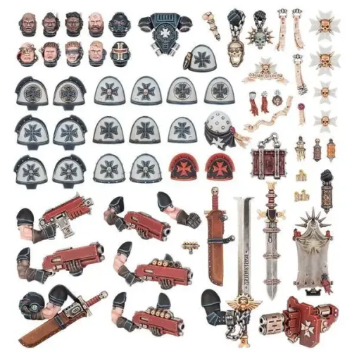 Набор деталей BLACK TEMPLARS: АПГРЕЙДЫ И ТРАНСФЕРЫ