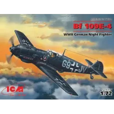 Збірна модель 1:72 Літак Мессершмітт Bf 109E-4 ICM 72134
