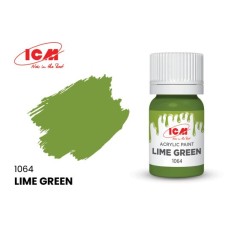Акриловая краска Lime Green : Зеленый лайм ICM1064
