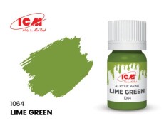 Акриловая краска Lime Green : Зеленый лайм ICM1064
