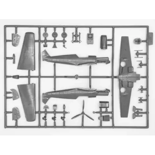 Сборная модель самолета Сборная модель 1:72 Самолет Мессершмитт Bf 109E-4 ICM 72134 1:72