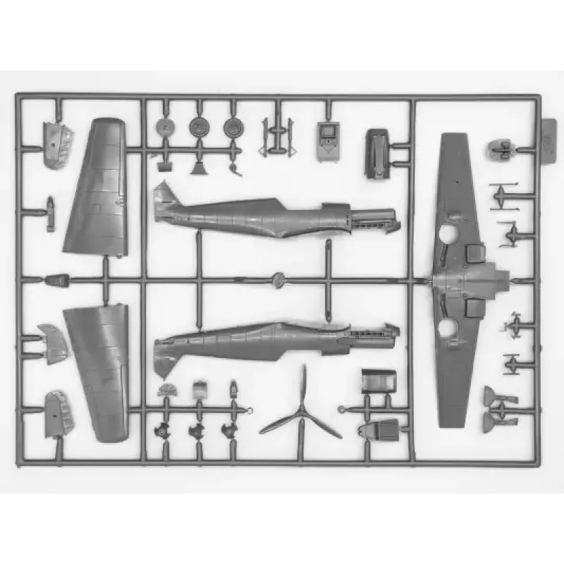 Сборная модель самолета Сборная модель 1:72 Самолет Мессершмитт Bf 109E-4 ICM 72134 1:72