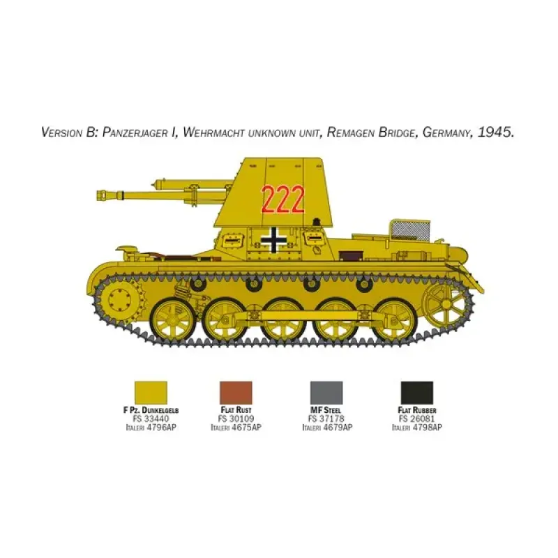 Збірна модель Збірна модель 1:35 САУ Panzerjäger I Italeri 6577