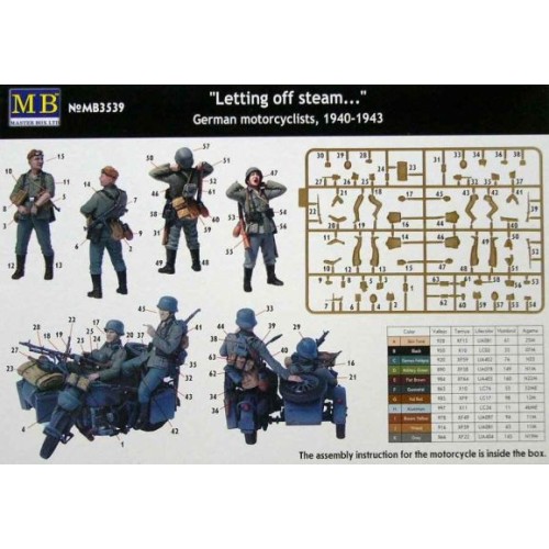 Німецькі мотоциклісти 1940-1943 рр