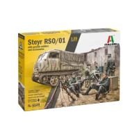 Сборная модель 1:35 Steyr RSO:01 с немецкими солдатами Италери 6549