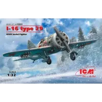 Сборная модель 1:32 Советский истребитель I-16 тип 29 ICM32003
