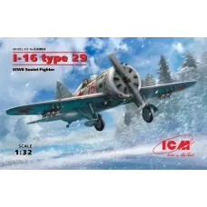 Сборная модель 1:32 Советский истребитель I-16 тип 29 ICM32003