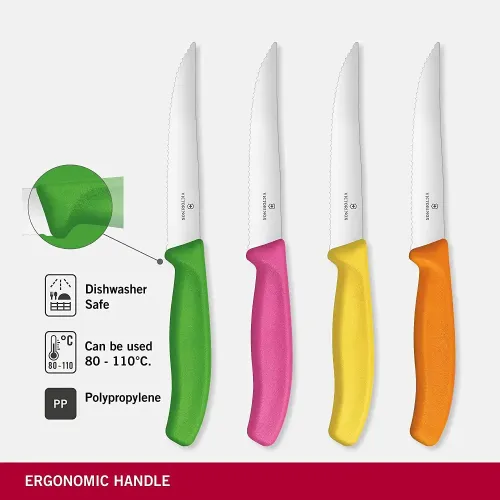 Кухонний набір Victorinox SWISS CLASSIC Steak And Pizza Block 6.7126.4
