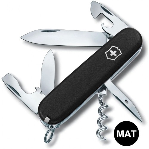 Складаний ніж Victorinox SPARTAN MAT чорний матовий лак 1.3603.3.M0007p