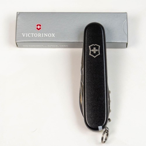 Складаний ніж Victorinox SPARTAN MAT чорний матовий лак 1.3603.3.M0007p