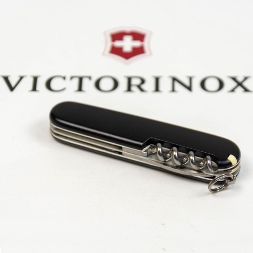 Складаний ніж Victorinox SPARTAN MAT чорний матовий лак 1.3603.3.M0007p
